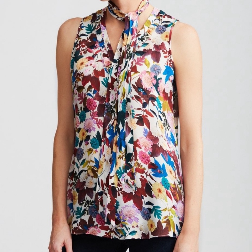 *SOLD* NWT Etcetera Arcadia Printed Georgette Blouse 10